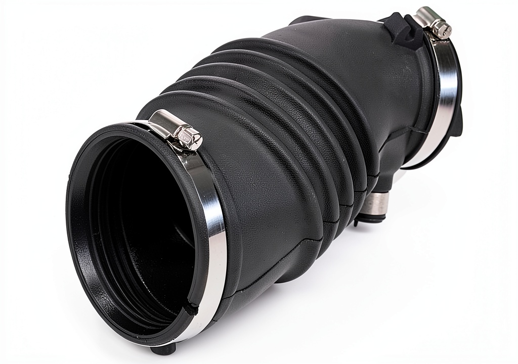 Dorman engine air intake hose installed in a vehicle engine bay