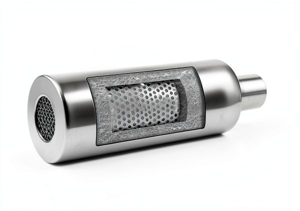 QLNGAS Generator Muffler Stainless Steel Noise Reduction-2