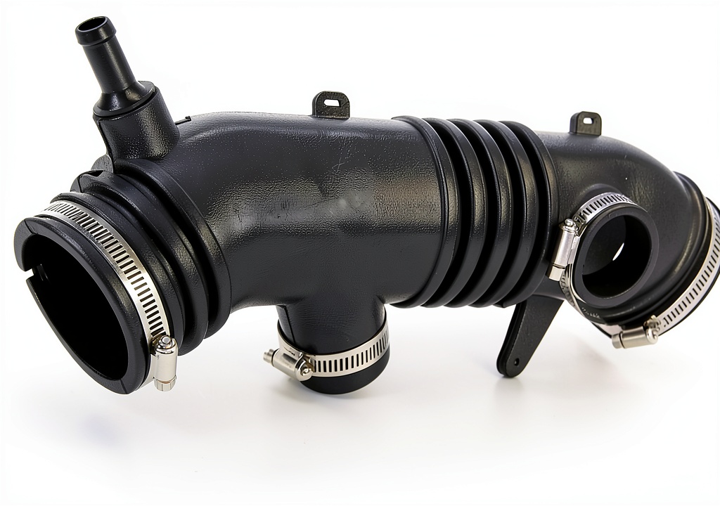 Installing Toyota Tacoma Air Intake Hose by A ABIGAIL High Quality on a wooden workbench