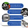 QLNGAS Generator Muffler Stainless Steel Noise Reduction-6