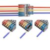 YQSIYU 3 in 6 Out Wire Connectors Nuts 10pcs Push-in, Flame-Resistant-4