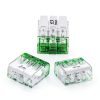 3 Port Electrical Lever Nuts BELEKS Cam-Type Connectors 3‑Port 50 Pack-7