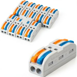 GKEEMARS 2 Conductor Compact Connectors KV-212 50 Lever Assortment-0