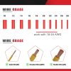 Kuject 10pc Low Voltage Wire Connectors, T Tap 3 Way 1 Pin Splice Wire Connectors, Quick Solderless Wire Connector for Automotive, Led Strip, Landscaping, 18-24AWG-2