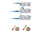 GKEEMARS 2 Conductor Compact Connectors KV-212 50 Lever Assortment-3