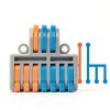 Lever Wire Connectors XALXMAW 10Pcs 2-in-6 Mini Quick Push-In-4
