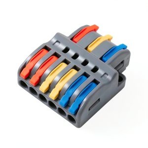 YQSIYU 3 in 6 Out Wire Connectors Nuts 10pcs Push-in, Flame-Resistant-0