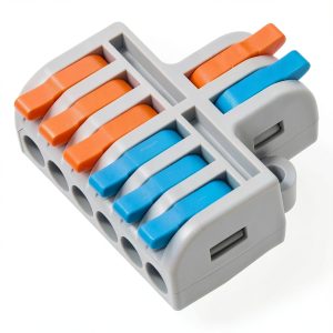 Lever Wire Connectors XALXMAW 10Pcs 2-in-6 Mini Quick Push-In-0