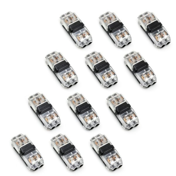 Low Voltage Wire Connectors TYUMEN 2‑Pin I‑Shape No‑Strip Tool‑Free-1