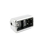 20pcs 8 Port Push-in Electrical Wire Connector PCT-108 Grey 20-Pack-0