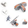 EEEKit 30 PCS Compact Wire Conductor Connector T Lever Nut AWG 28-12-3