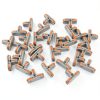 EEEKit 30 PCS Compact Wire Conductor Connector T Lever Nut AWG 28-12-5